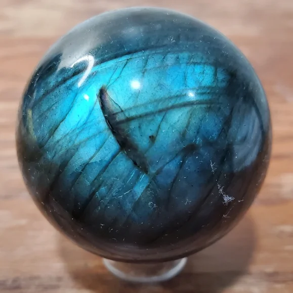 Labradorite Crystal Sphere 41mm - Picture 1 of 13